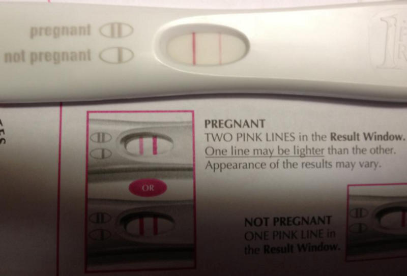 positive pregnancy test