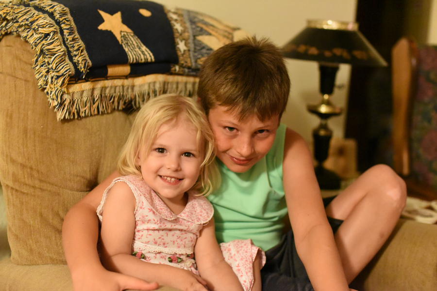 Priya and Ben during the summer break