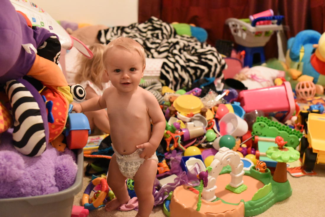 Priya and Remy's messy room