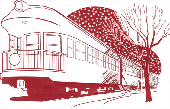 Polar Express train artwork