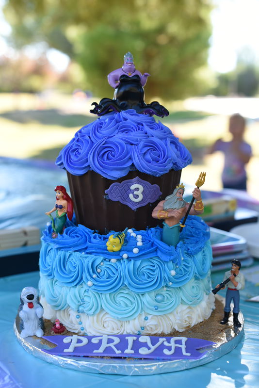 Priya's third birthday cake