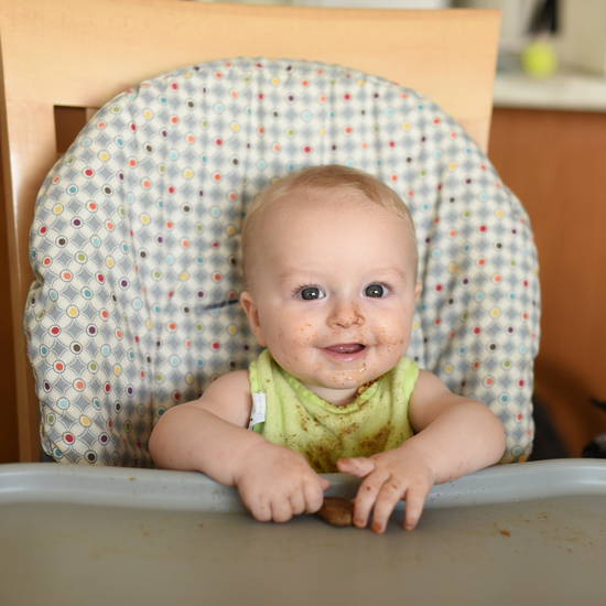 Remy is eating solid food now