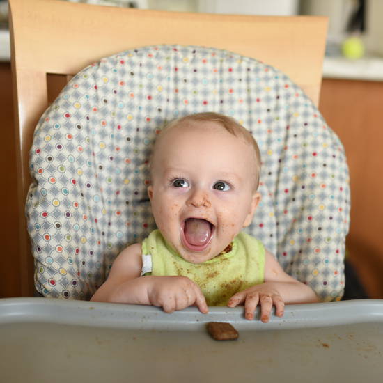 Remy is eating solid food now