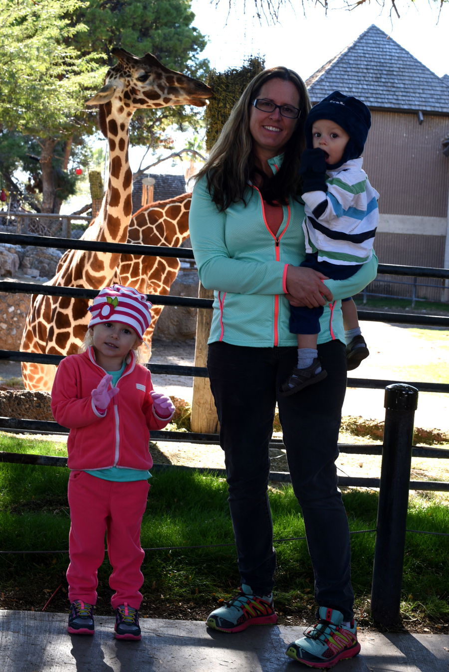 The family at the Tucson zoo