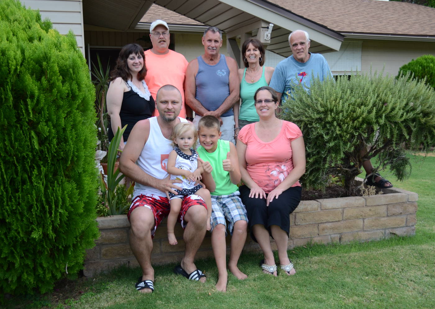 family picture with Dan
