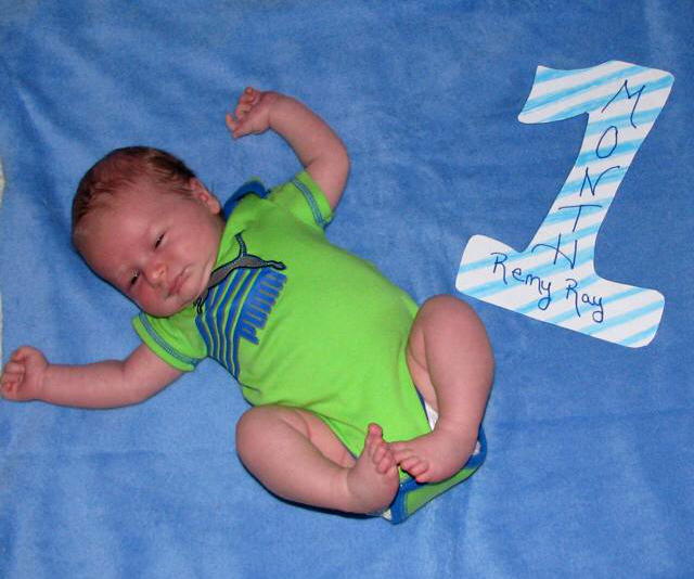 Remy at 1 month